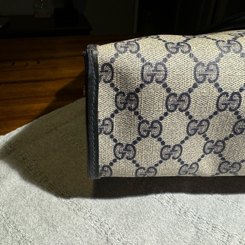 Vintage Gucci Sherry Line Accessory Collection Handbag - Navy - Picture 12 of 16
